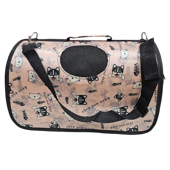 Pet Carrier for Cat, Dog or Other Pets, Cats and Dogs Print - Picture 2 of 7
